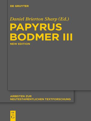 cover image of Papyrus Bodmer III